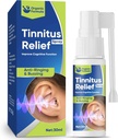 TUHIMO Tinnitus Rëliëf für Ringen Ohren,Natureffektive Tinnitus Behandlung Spray,30ml-Blue