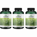 Swanson Sting Nettle Leaf (Urtica Dioica) - Kräuterergänzung Förderung Urinary Tract & Respiratory Health Support - Kann gesunde Fluid Balance unterstützen - (120 Kapseln) (3 Packung)
