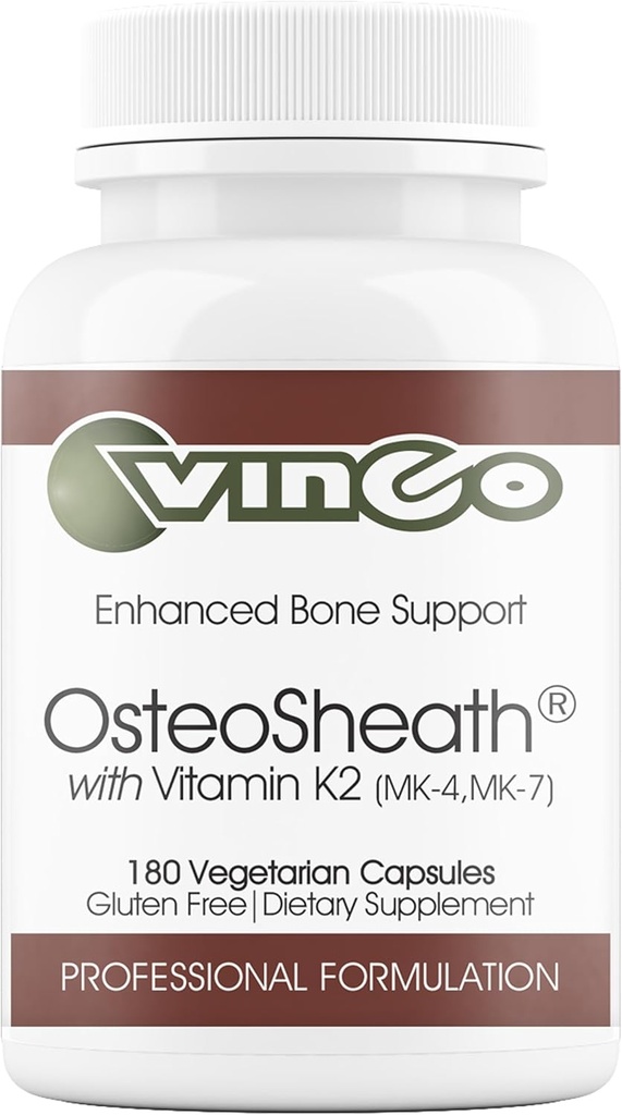 Vinco's - OsteoSheath4 con Vitamin K2 - 180 Capsule by Vinco