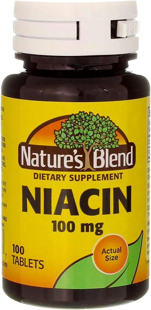 Niacina di miscela della natura 100 mg 100 mg 100 Tabs