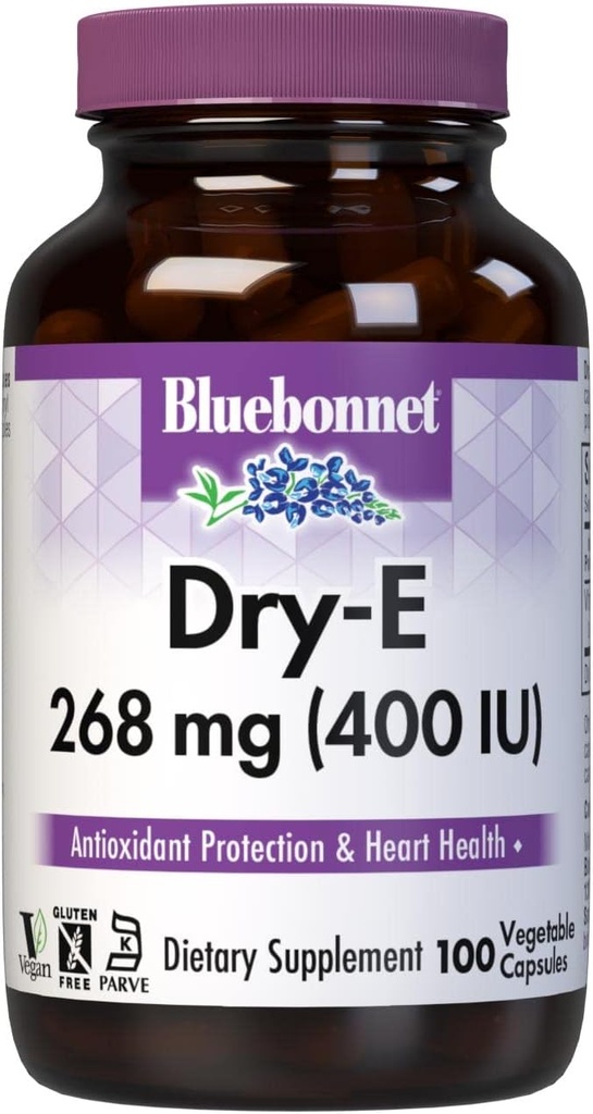 BlueBonnet Dry E-400 IU Gemüsekapseln, 100 Zähler