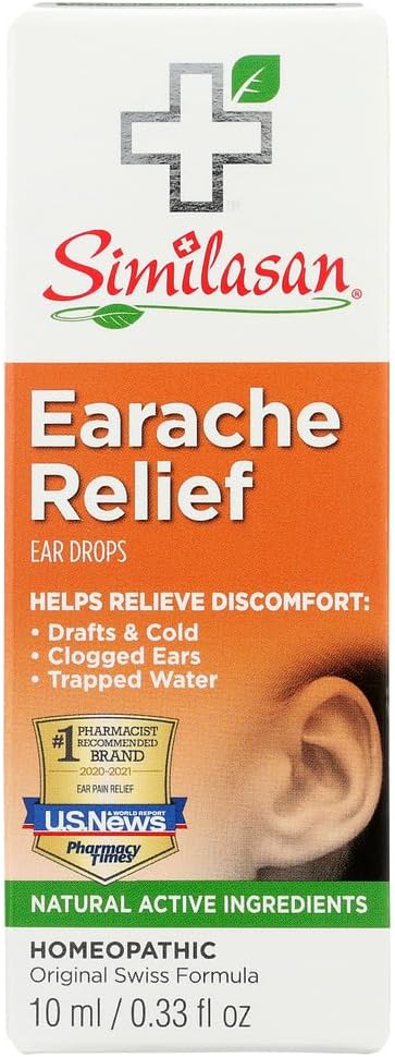 Similasan Earache Relief Ear Drops 10 ml (emballage de 2)