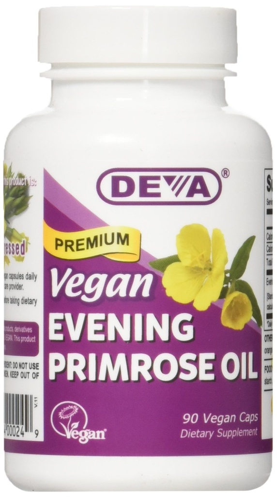 Deva Vegan Vitamine Abend Primrose Öl Vcap, 90 Count