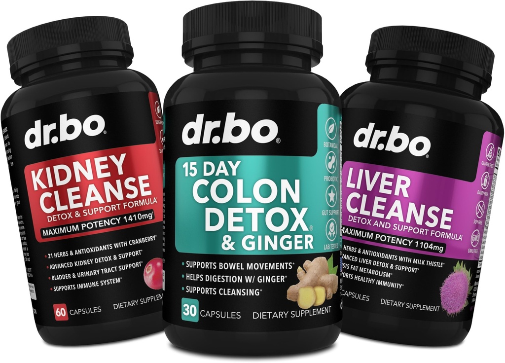 Colon Cleanser Detox & Kidney Liver Cleanse - 15 Tage Colon Cleanse Pillen, Niere Liver Detox Support Supplement - Bowel Movement Supplements, Nieren, Blasen, Urinary Tract, Gallbladder Pillen