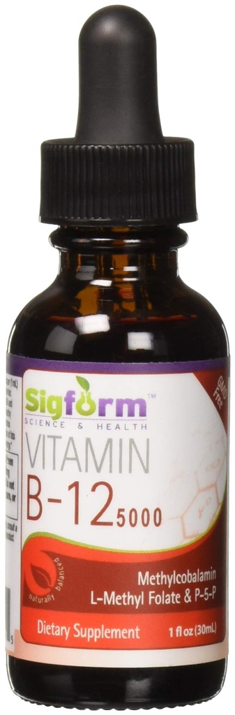 Vitamine B12 5000 Sublingual, 0,02 Livre