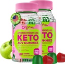 Keto Acv Gummies per la perdita di peso avanzata, supplemento di Aceto di sidro di mele con B12 - senza glutine, vegano, metabolismo e energia Boost, supporto salute digestiva