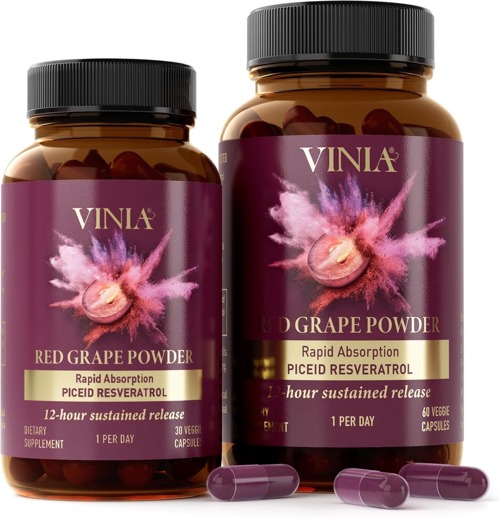 VINIA Blood Flow Supplement Super Bundle. Rifornimento di 90 giorni per i migliori risultati come mostrato nelle prove cliniche.