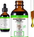 Cat Constipation Relief, 2 Fl Oz Constipation Relief pour Cat, Cat Laxative, Cat Laxative Constipation Relief, Tabouret adoucissant, soutient la santé digestive