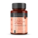 Ultrareines Superba Krill Öl 500mg x 120 Kapseln - aus den unverschmutzten Gewässern der Antarktis mit einer reichen Versorgung mit Astaxanthin, Omega 3 und Vitamin D