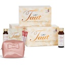 TAUT Premium Collagen Drink – Collage liquido per le donne 13.000mg Peptidi Marine + 7 Attivi – Liquido anti-invecchiamento Elisir per pelle, capelli, articolazioni – Precisamente formulato, Giappone-Made, Arancio Flavor