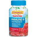 Emergen-C Immune+ Tripla Azione Immune Support Gummies, BetaVia (R), 1000mg Vitamina C, B Vitamine, Vitamine D e Antiossidanti, Raspberry, Back to School Essentials – 45 Conte