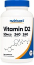 Nutricost Vitamina D2 Supplemento (2000 IU) 240 Capsule - Vegan, Non OGM, Senza Glutine, Terzi Testati