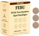 FEBU Bandes de tissu de bambou amical Eco-Friendly PFAS Free Bandages pour scrapes et découpes