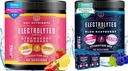 KEY NUTRIENTs Electrolytes Powder Ultimate Hydration & Wellness Bundle - Juicy Strawberry Lemonade & Sweet Blue Raspberry Electrolyte Powders - Zero Sugar, Keto-Friendly, 90 Serve Ogni