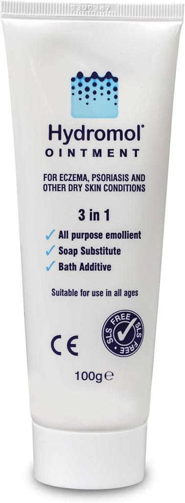 Salbe 100g Tube für das Management von Dermatitis, Eczema, Psoriasis und anderen trockenen Hautbedingungen, (Pack mit 1)