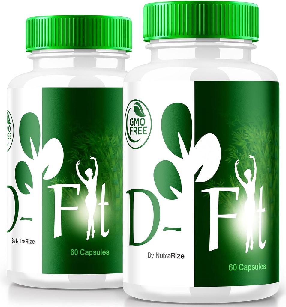 (2 Pack) D-Fit Kapseln, Alle natürlichen D Fit Formel für Gesundheit und Fitness, Premium Keto Unterstützung zu erreichen Körper und Fitness Ziele, Keto Weight Loss Supplement, DFit Detox Pills Bewertungen (120 Kapseln)