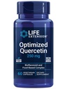 Estensione della vita Quercetina ottimizzata 250 mg Supporta la salute immunitaria, la salute del cuore, non OGM, senza glutine - 60 capsule vegetariane