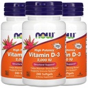 Ora alimenti Ora alimenti Vitamina D-3, 50 mcg (2,000 UI), 240 Softgels, 3 Pack