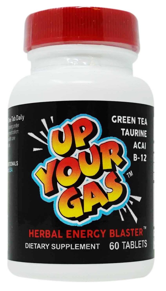 Caldo ripieno il vostro gas Herbal Energy Blaster 60 compresse