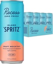 Recess Zero Proof Craft Mocktails, Alcohol Bevande Gratuite, con Adaptogens, Sostituzione Bevande non alcoliche, Miscelatore, Celebrazione, Partito, (Island Spritz, 12oz, Confezione da 12)