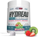 EHP Labs Hydreau Electrolytes Powder No Sugar - Polvere di idratazione per Endurance & Energy - Polvere elettrolitica per uomini e donne - Elettroliti senza zucchero - Fragola Kiwi (40 Serve)