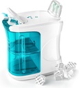 Dual Powered Nasal Bewässerungssystem,Self-Cleaning und automatische Abfallsammelmaschine,Sinus Rinse für verschiedene Nasal Symptome Relief, Nasenreiniger Maschine mit 18 Saline Kapseln