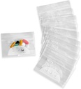 Pill Pouch Bags - (Pack von 100) 4'' x 2.75" - 3 Mil BPA-Free, Poly Bag Einweg Reißverschluss Pillen Baggies, Täglich PM Reisemedizin Organizer Aufbewahrung Pouches, Best Clear Reusable mit Aufschrift Etiketten
