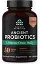 Probiotiques de nutrition antique, ultime avec le curcuma, le gingembre et le fenugrec, soutient les fonctions digestives, réduit la diarrhée, la constipation, le blottis, le mélange de superaliments, 50 milliards d'UFC*, 30 capsules