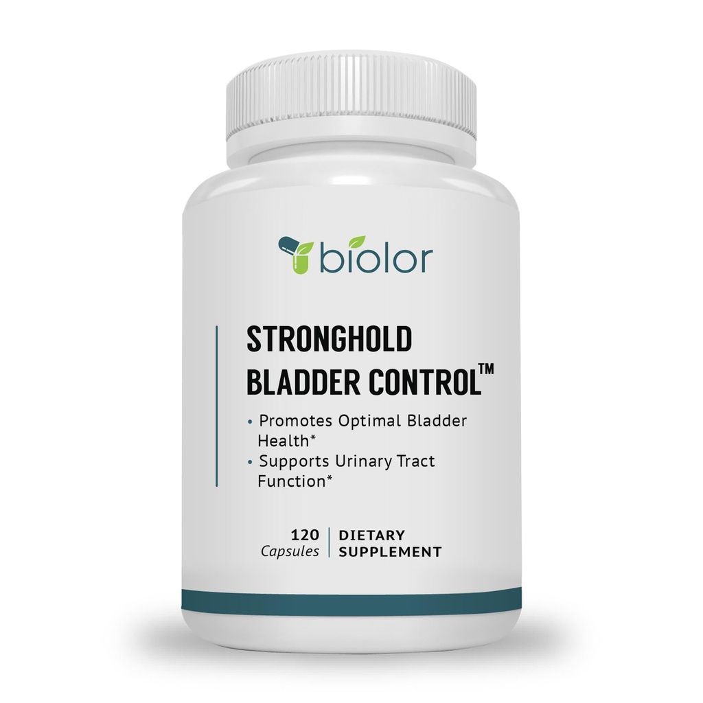 Stronghold Bladder Control for Men and Women -Supports Healthy Urinary Flow (Acht innerhalb von normalen Bereichen) - 120 Kapseln