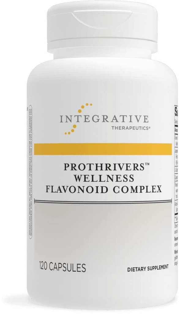 Integrative Therapie ProThrivers Wellness Flavonoid Complex - Unterstützt gesunde Antioxidante Pathways* - Mit CoQ10, Curcumin Extract, Green Tea Extract und L-Glutathione - Dairy Free - 120 Kapseln