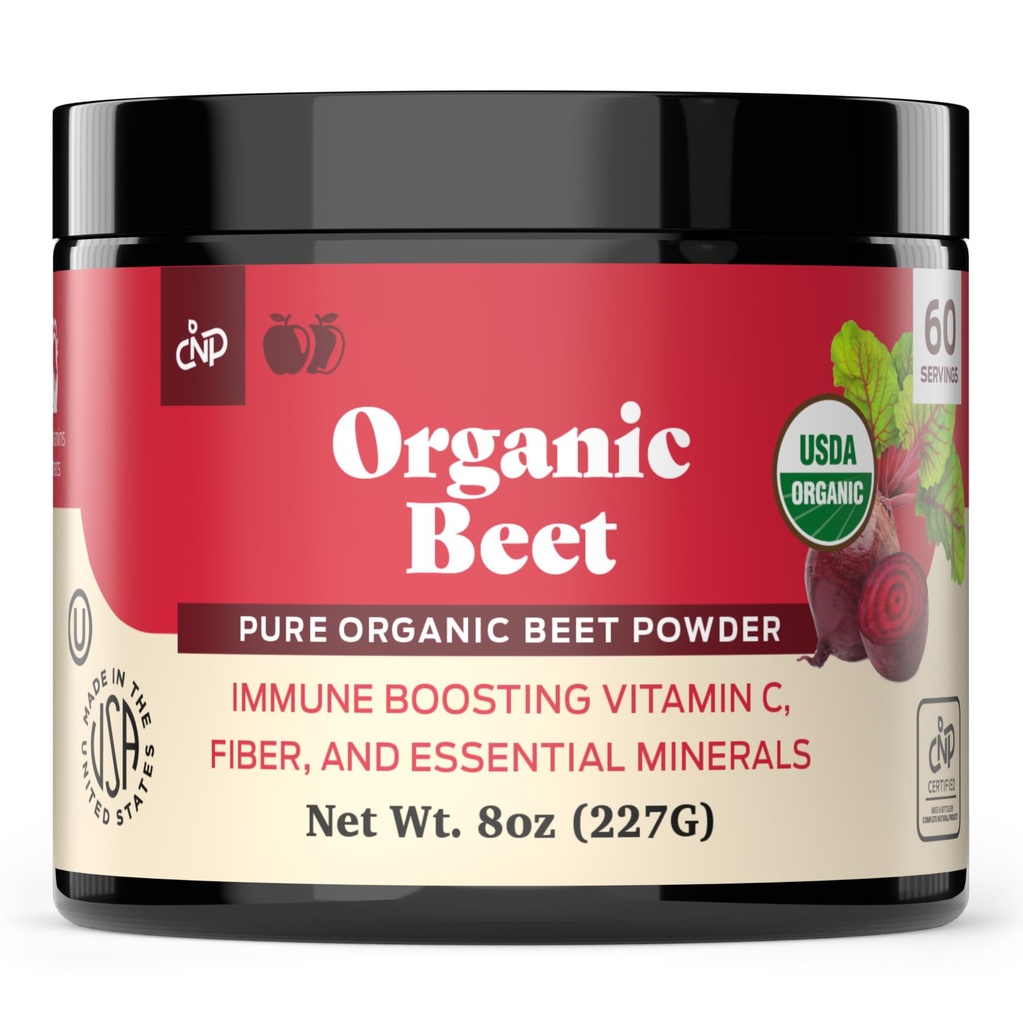 Pure Organic Beet Root Powder Supplement - 8oz 60 Serve Pure Organic Beetroot Juice Powder & Bulk Raw Concentrate