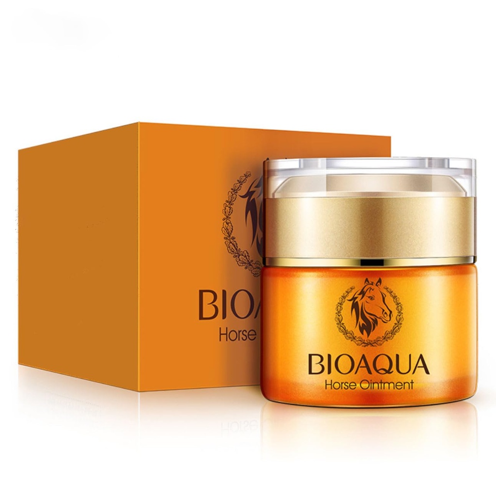 BIOAQUA HORSE Huile Crème Anti-âge Onguent magique Miracle soin de la peau Essence propre 50g / 1,76oz