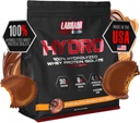 LABRADA Hydro 100% Polvere isolata di proteine del siero idrolizzato puro, senza lattosio, Glutamina, Whey digerente più veloce disponibile, miscelazione istantanea, gusto delizioso 45 Servings 4lb ( burro di arachidi)