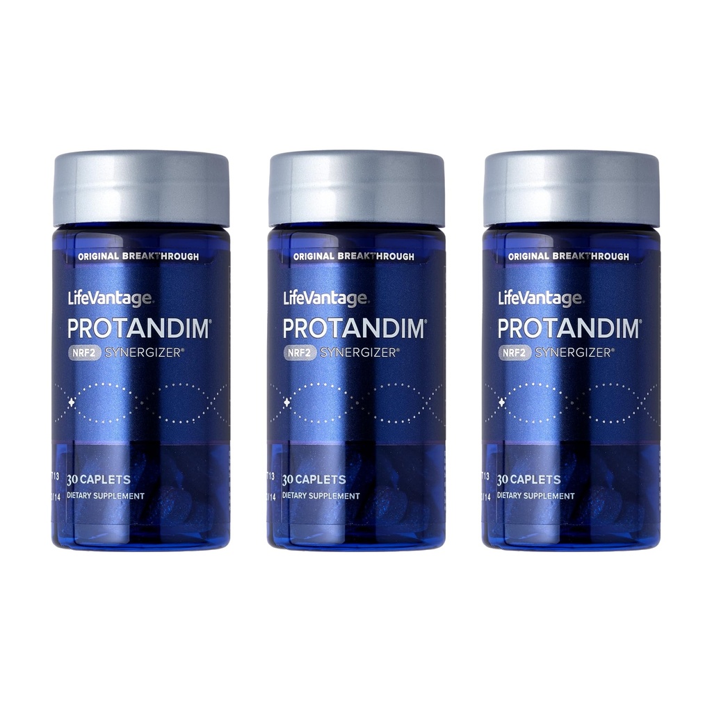 Protandim Nrf2 Synergizer 90 Caps (3 bottiglie) Nrf2 Attivatore, Integratore di invecchiamento sano, Antiossidanti combatte lo stress ossidativo, 5 Herb Blend, Supporta la salute cellulare, Ashwagandha, Turmerico, Latte Thistle