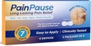 Rilievo lungo del dolore - Indietro, Hip, ginocchio, collo, fascite plantare e altri - Rilievo per fino a 7 giorni, clinicamente testato, 4 dispositivi in 2 buste