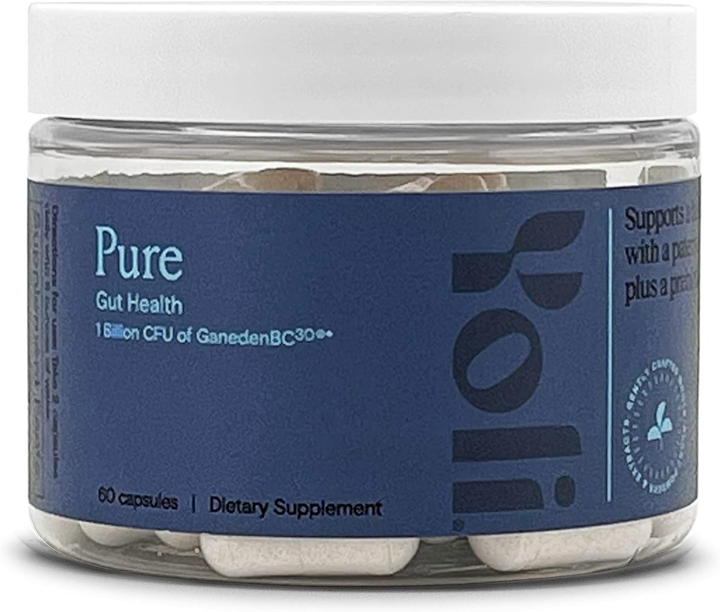 Yoli® Probiotiques purs pour la santé digestive - Suppléments santé pour les hommes et les femmes - Capsules probiotiques 1 milliard UFC