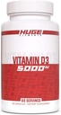 Integratori Enormi Vitamina D3, 5000 UI (125mcg) per Serve, Non OGM, Senza Glutine, Soia-Free - Supporta Sistema Immune, Salute Bone e Mood (60 capsule)