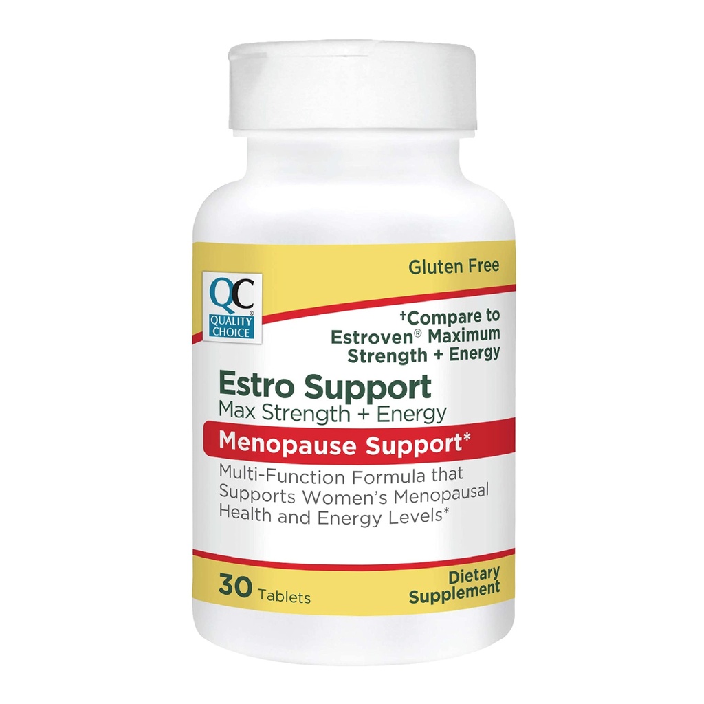 Qualität Wahl Estro Support Max + Energie Tablets Menopause Support 30 Count
