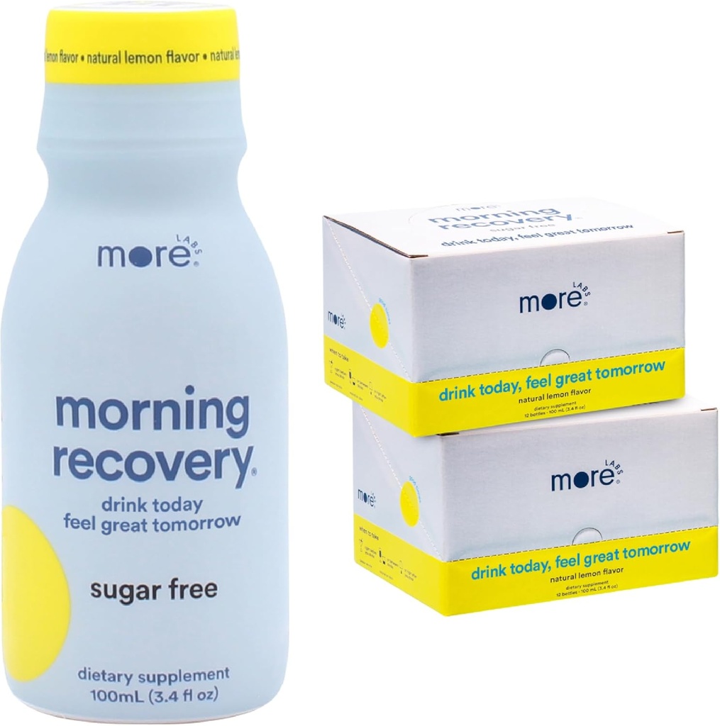 Morgen-Recovery-Elektrolyt, Milchdistel-Getränk-Profi-Formulierung zu Hydrate Während des Trinkens, Hoch lösliche Flüssigkeit DHM, Non GMO, Vegan, Gluten-Free, Zuckerfreie Zitronen, Packung von 24