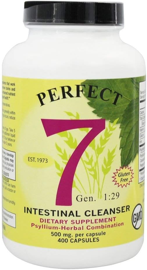 PERFECT 7 PSYLLIUM-HERBAL COMBO CAP, 400 CAP