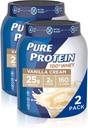 Polvere proteica del siero di proteine pure, senza glutine, crema di vaniglia, 1,75lbs, 2 Pack