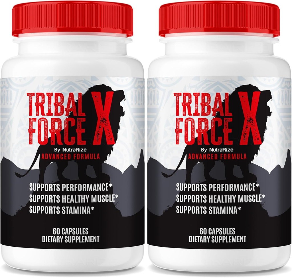 (2 Pack) Tribal Force X Kapseln, TribalForceXL Max Performance Support für Männer, TribalForce X Alle natürlichen Pillen, TribalForces XXL Male Formel für nachhaltige Energie, TribalForces X Review (120 Kapseln)