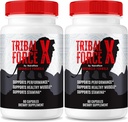 (2 Pack) Tribal Force X Capsules, TribalForceXL Supporto Max Performance per gli uomini, TribalForce X Tutti i Pillole Naturali, TribalForces XXL Formula Maschio per l'energia duratura, TribalForces X Review (120 Capsules)