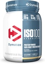 Dymatize ISO100 polvere di proteine idrolizzate, bianco, vaniglia gourmet, 25.6 oncia