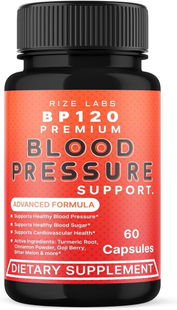 rize labs BP120 Premium Nahrungsergänzungsmittel, BP120 Premium Tablets unterstützt Entzündungen, BP120 Premium stärken Support Pillen, BP120 Premium Maximum Strength Reviews (60 Kapseln)