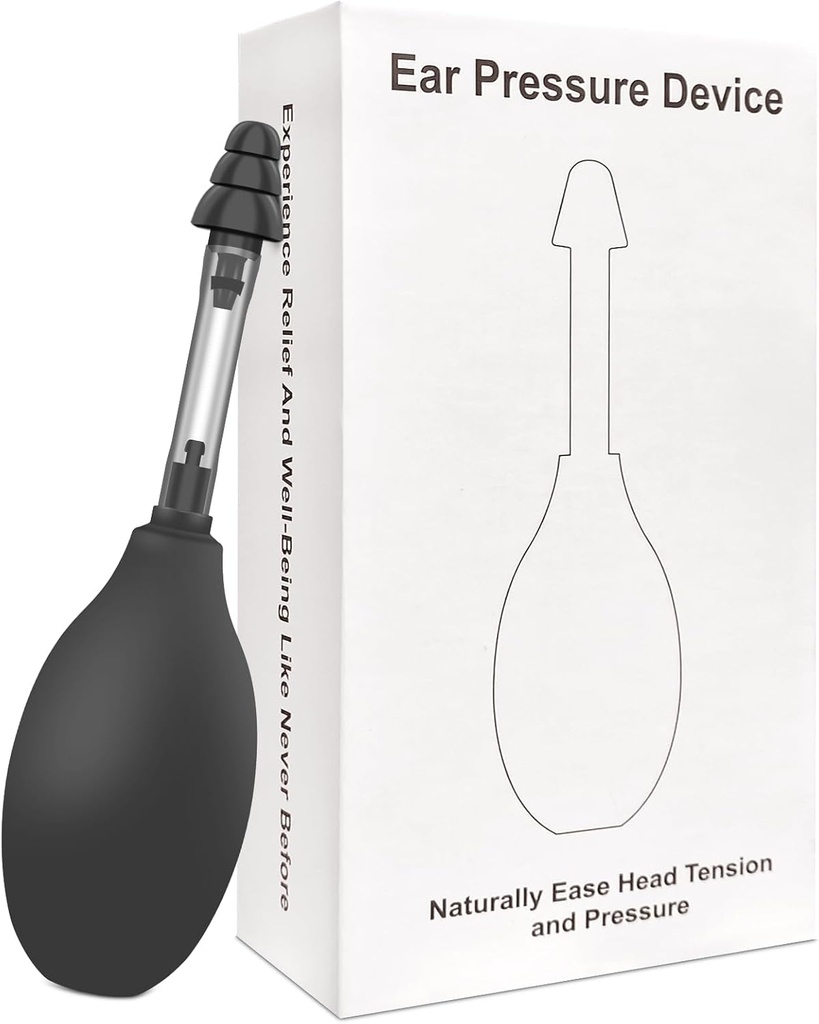 Ear Pressure Relief Device Tool, Migraine and Headache Relief Products, Airplane Ear Pressure Relief Gadget, Inner Ear Pressure Balance, Reduces Tension