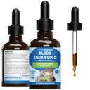 Bien-être des animaux - Sucre sanguin Or pour les chats - Soutien naturel pour des niveaux de sucre dans le sang sain chez les chats diabétiques - Stabilisation de l'insuline et fonction pancréatique normale - 2 oz (59 ml)