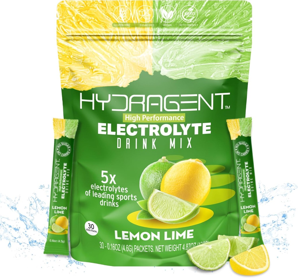 Zero Sugar Electrolyte Stick Packs | 1200mg Core Electrolytes | Magnesium & Kalium für Hydration & Recovery