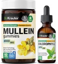 BIO KRAUTER Mullein 60 Gummie & Chlorophyll-Tinktur 2 Fl. Oz.