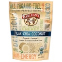 Miscela di semi di cocco di chia di lino organico di Barlean con 2,330 mg Omega 3 acidi grassi, supplemento di fibra con semi di chia e lino di terra, 12 oz